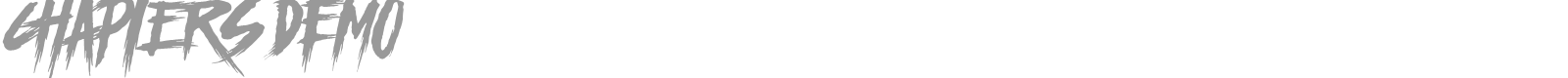 Chapters font preview